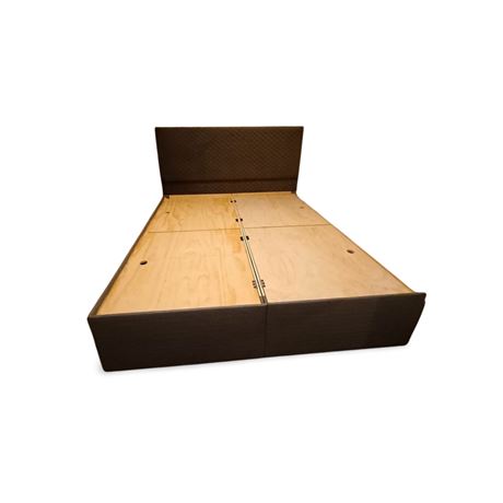 Brown Storage Bed