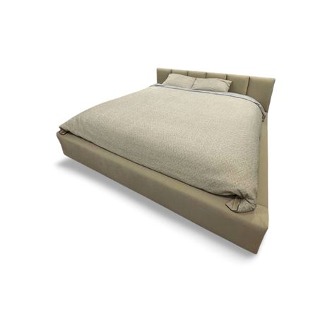 Khakhi Storage Bed